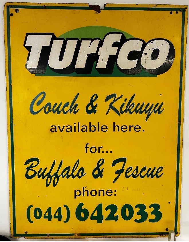 Turfco signage outside